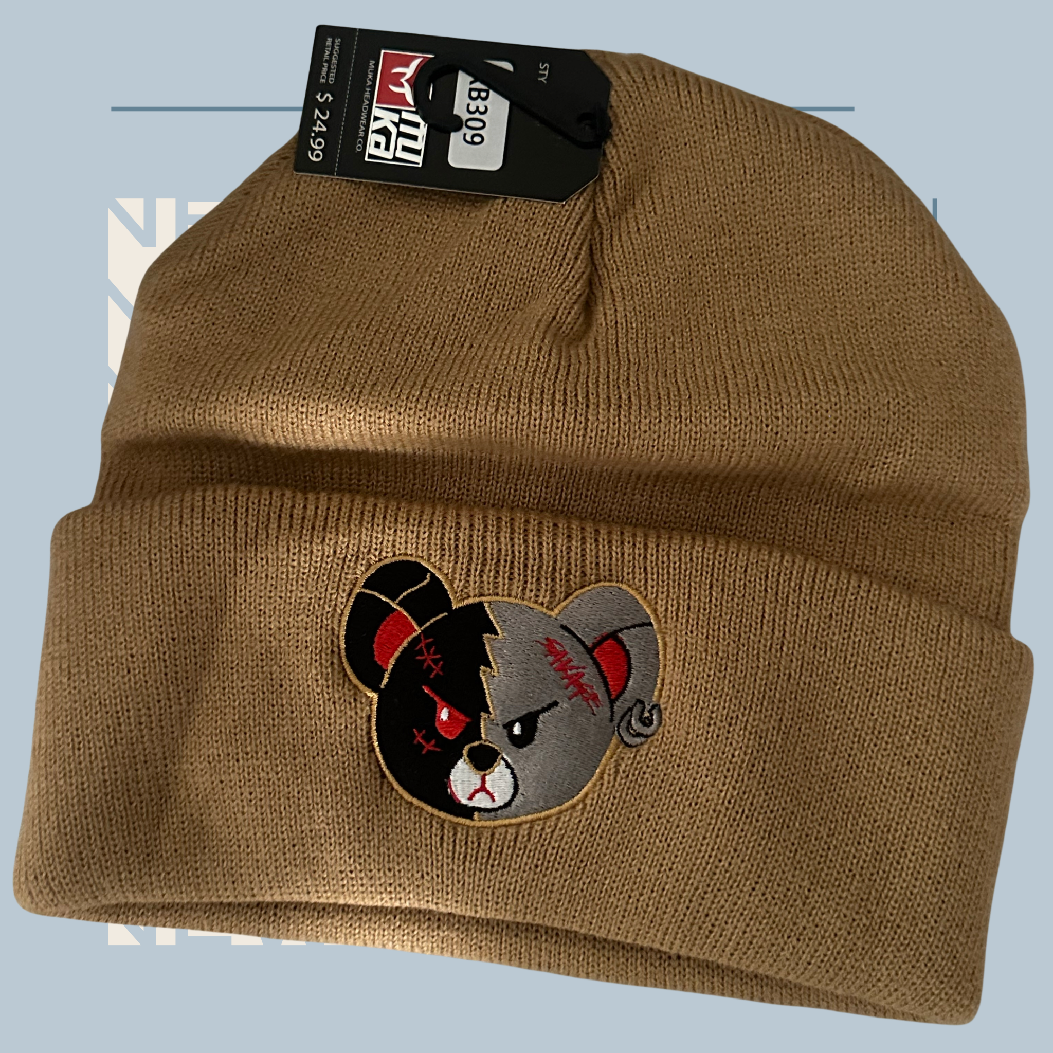 Civilized Bear - Beanie (Tan)