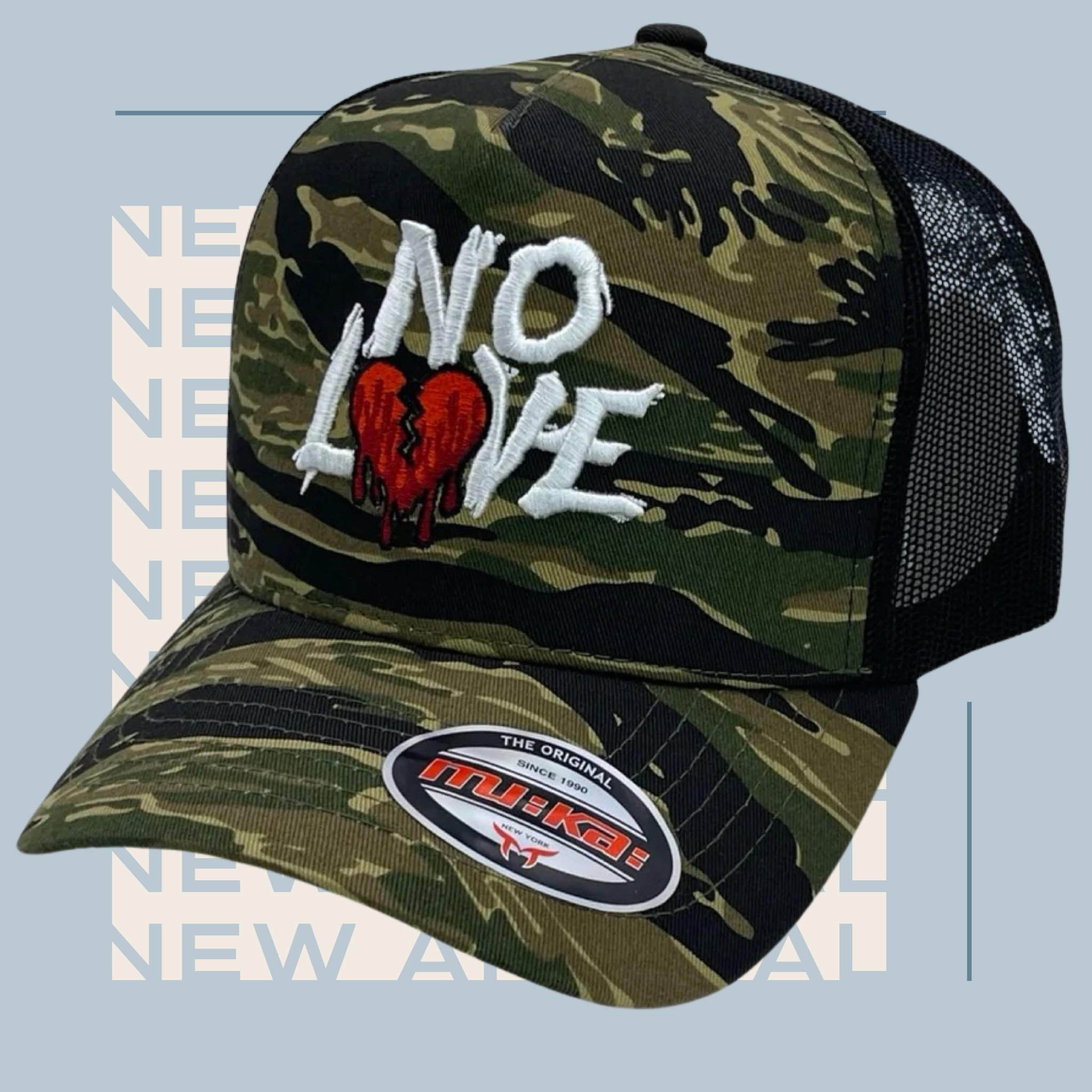 No Love- Trucker Hat (Camo)