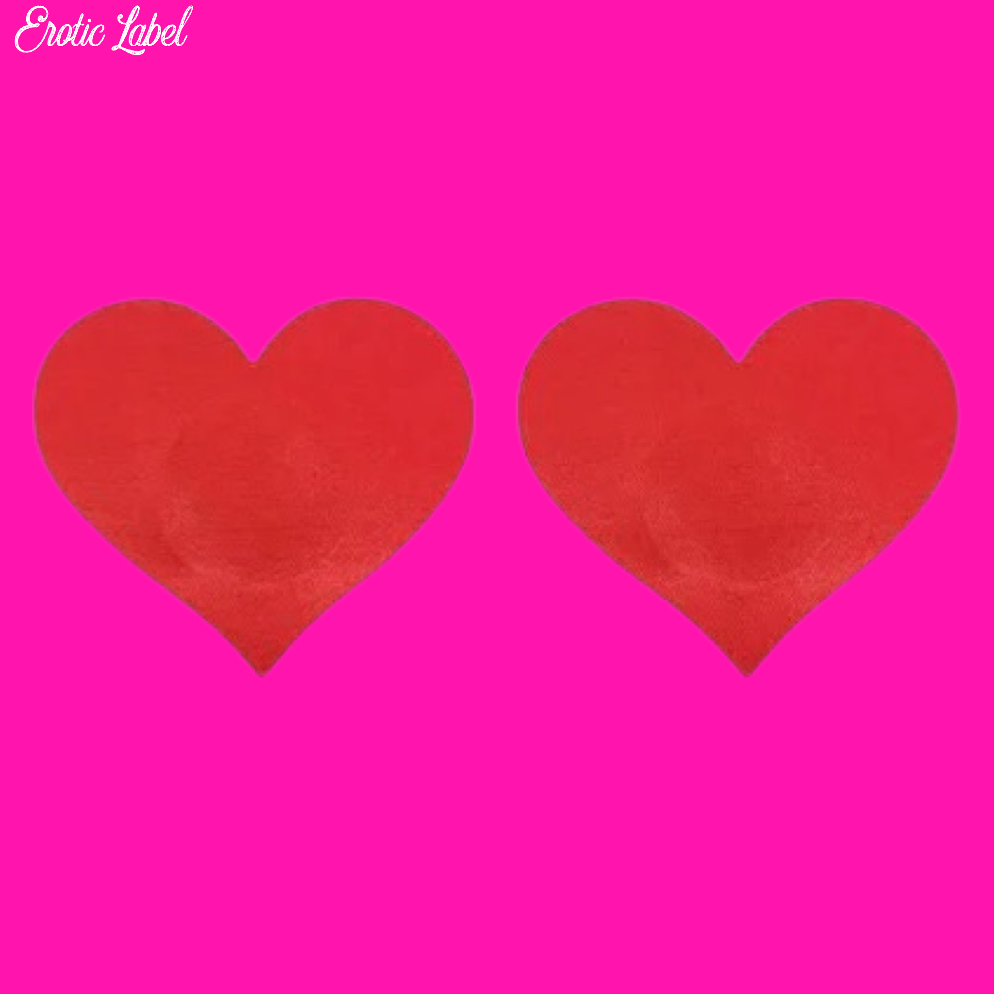 Red Neva Nude Pasties- Heart