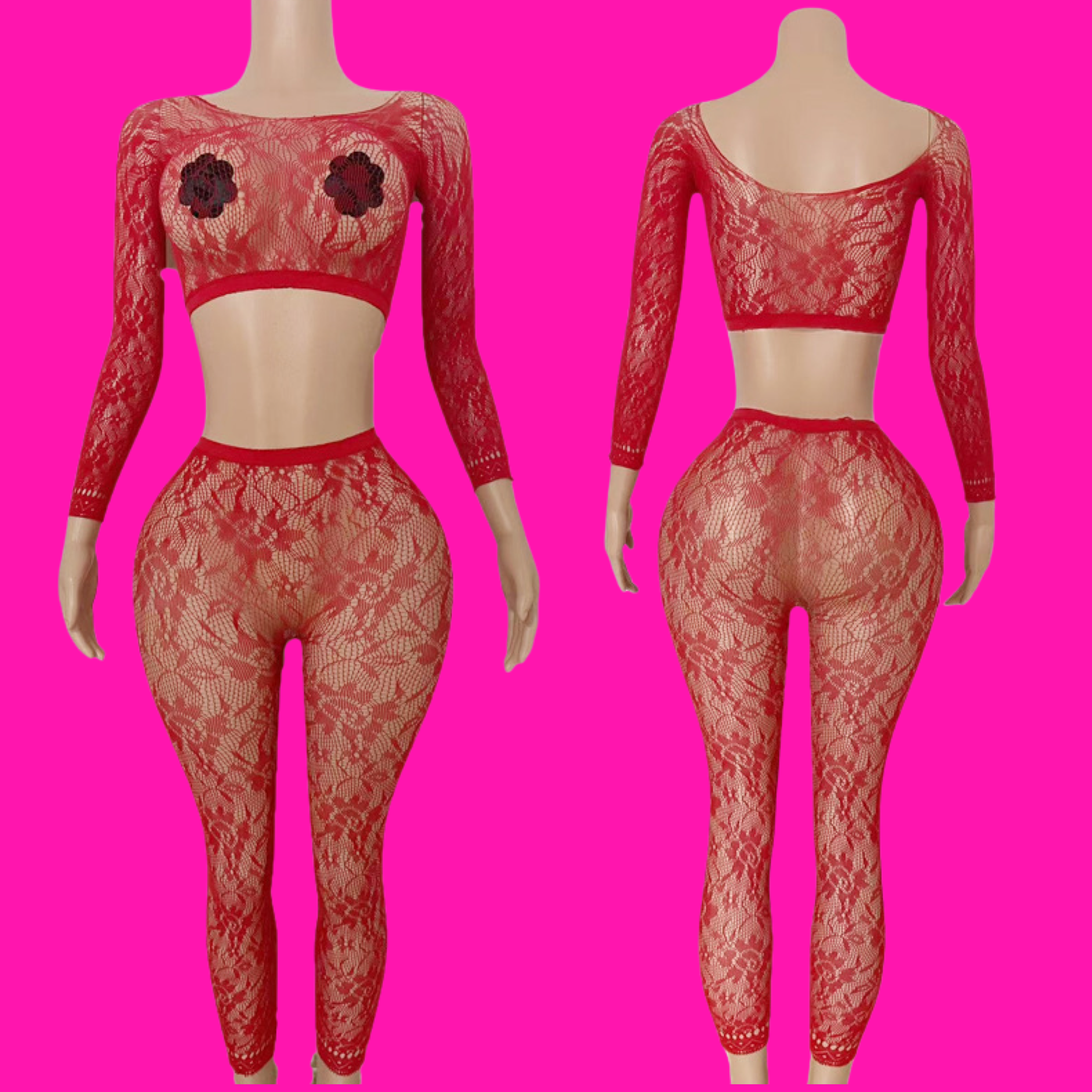 Headliner Leggings Set- Red