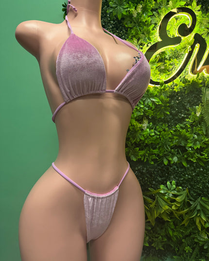 Masterpiece Velvet Bikini - Lilac