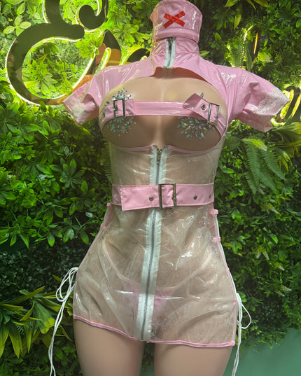 Dr. Erotic - Pink Cosplay Uniform