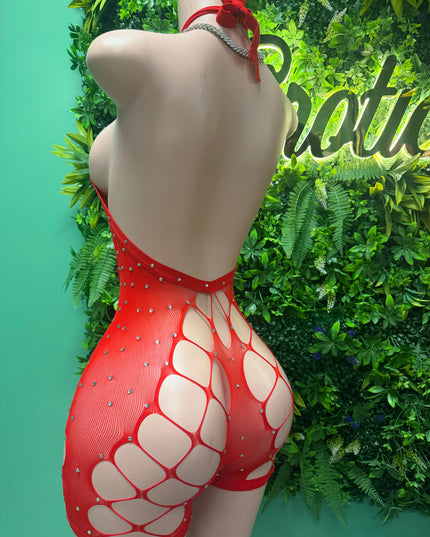 Big Bag- Romper (Red)