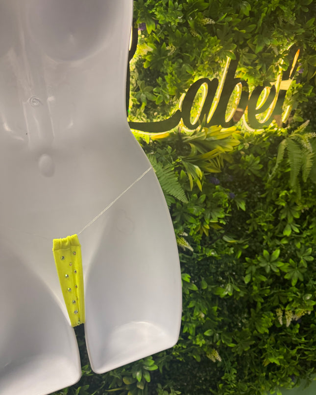 Stoned Clear String - T bar thong’s (Highlighter)