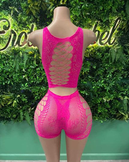 Fly Vixen- Short Set (Pink)