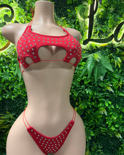 Taxed Em- Red bikini (S-L)