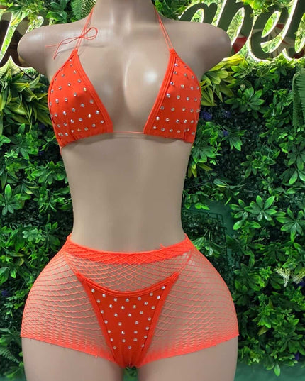 Hot Take MicroBikini (Orange)