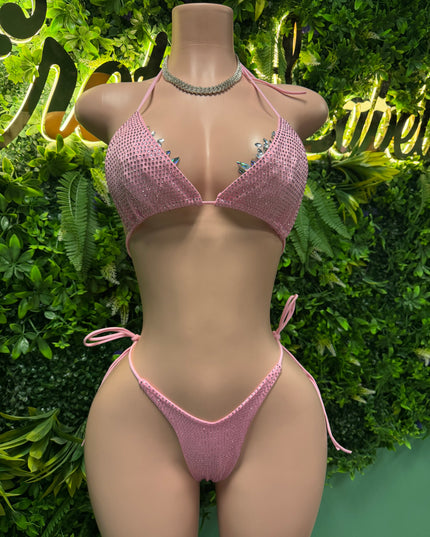 Big Biz-  High Cut Bikini (Light Pink)