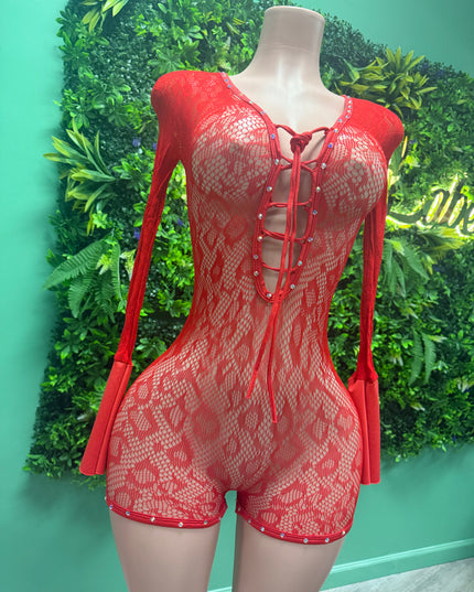 Clear the section-  Red Romper