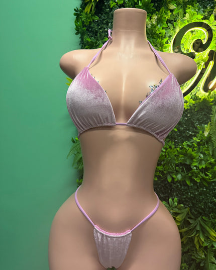Masterpiece Velvet Bikini - Lilac