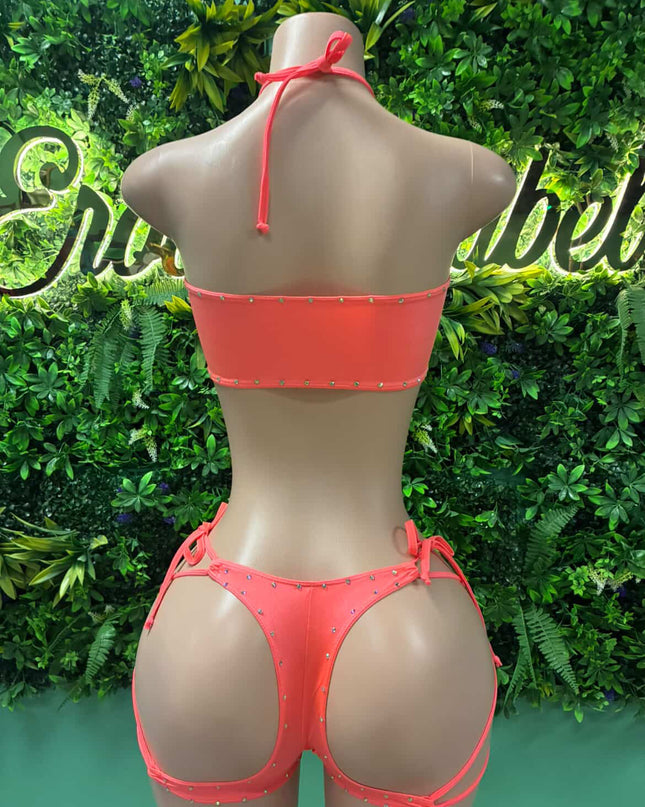 FAF Shorts Set- (Peach Melon) XS/S