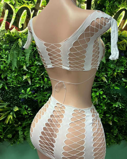Club Envy : White (Skirt Set)
