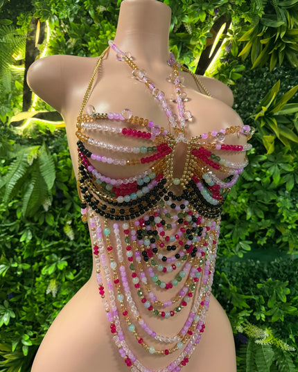 Lily Beaded Bandeau Top - s/m/L