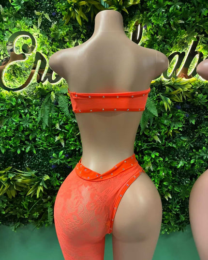 Pose- Orange One Leg Set