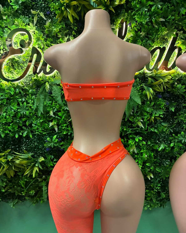 Pose- Orange One Leg Set