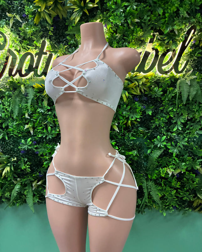 FAF Shorts Set- (White) XS/S