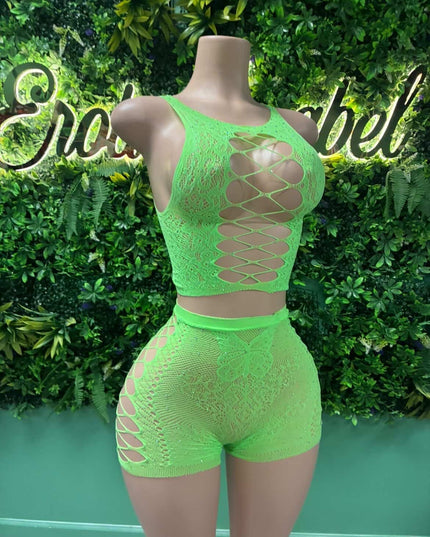 Fly Vixen- Short Set (Neon)