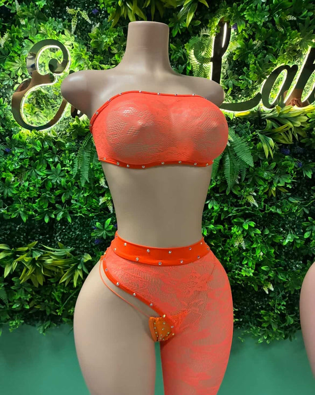 Pose- Orange One Leg Set