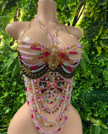 Lily Beaded Bandeau Top - s/m/L