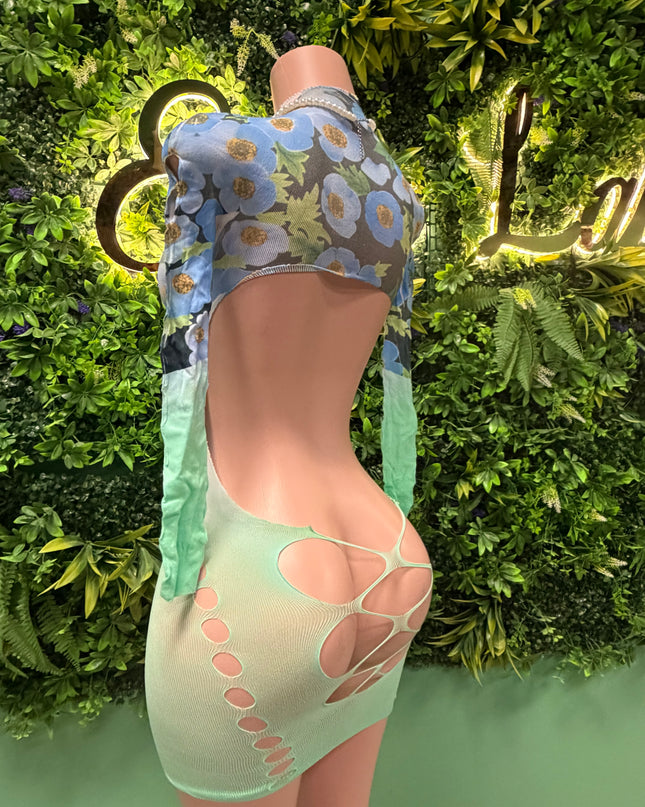 On stage -mini dress