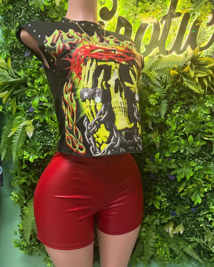 Rockstar Alien - Crop Top
