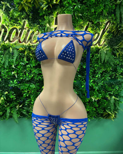 Plain Jane - Bikini Set (Blue)
