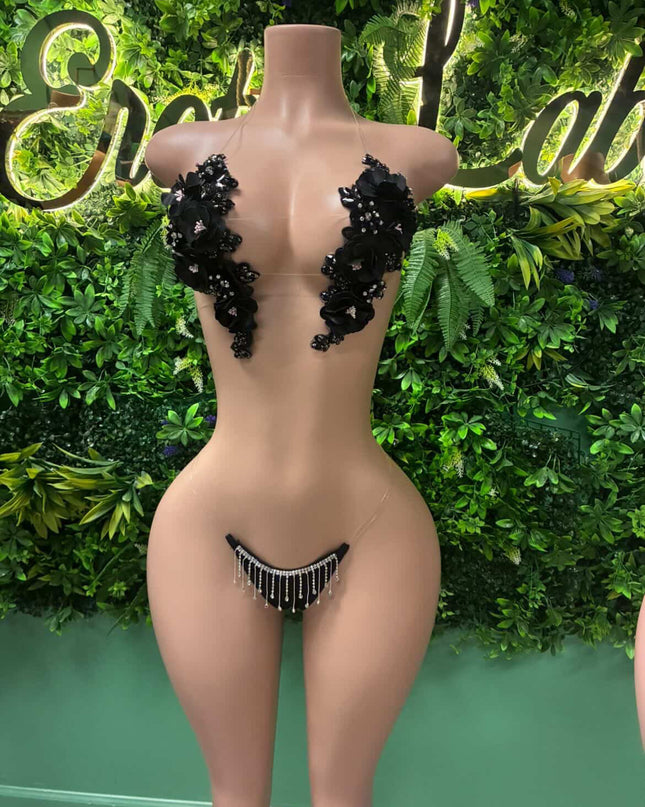 Bankroll Barb- Floral (Black)