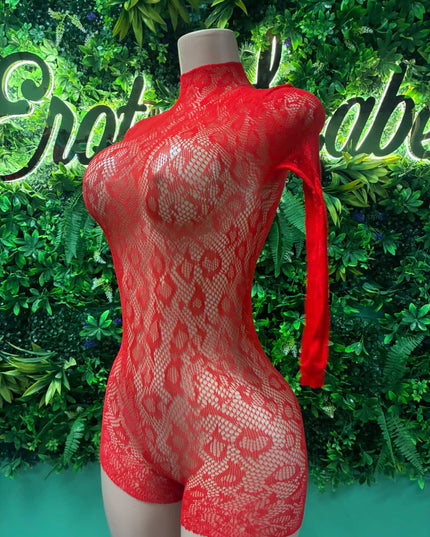 Ariel Baddie - Romper (Red)