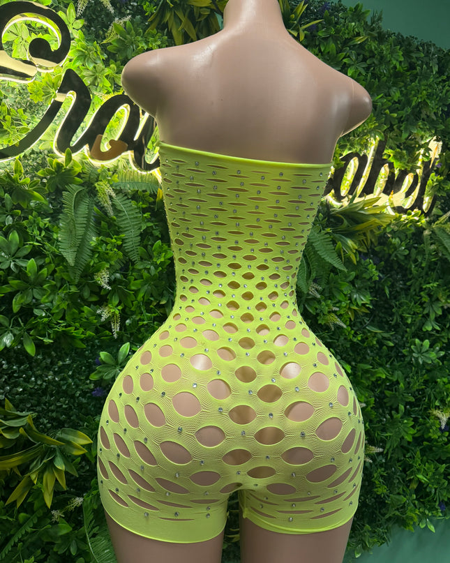Show Stoppa- romper (highlighter)