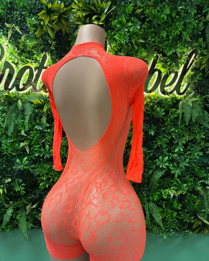 Ariel Baddie - Romper (Orange)