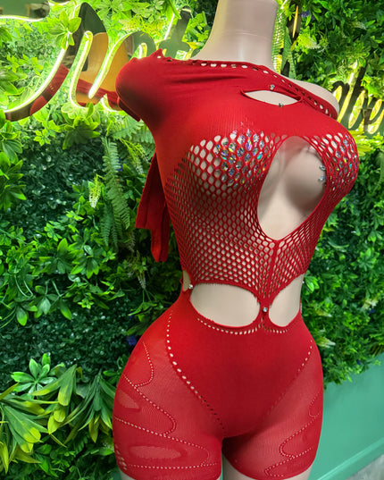 Club Flexinn- PG Romper (Red)