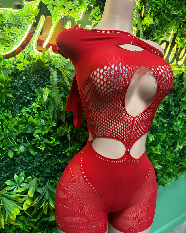 Club Flexinn- PG Romper (Red)