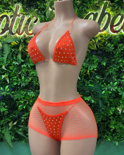 Hot Take MicroBikini (Orange)
