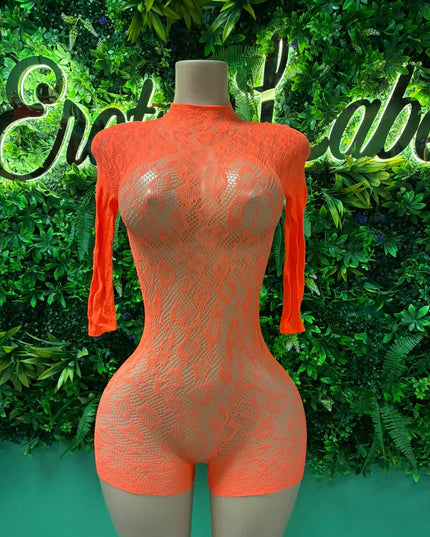 Ariel Baddie - Romper (Orange)