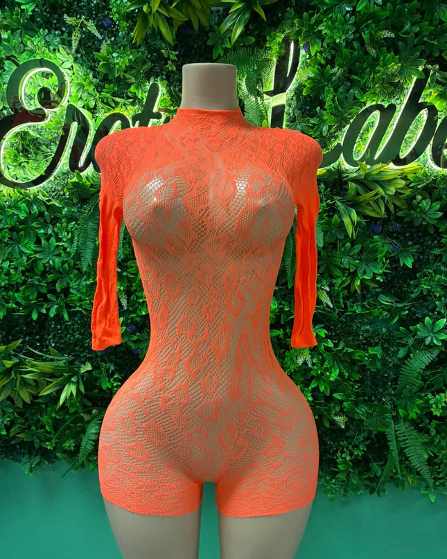 Ariel Baddie - Romper (Orange)