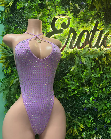 Baby Doll Bling playsuit- Lavender