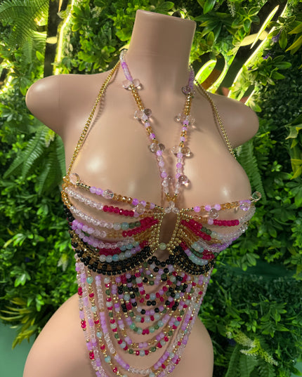 Lily Beaded Bandeau Top - s/m/L