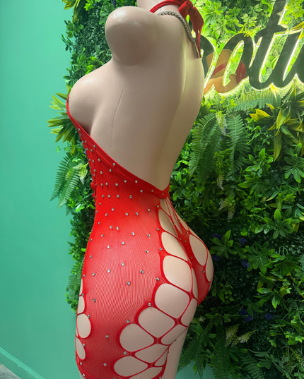 Big Bag- Romper (Red)