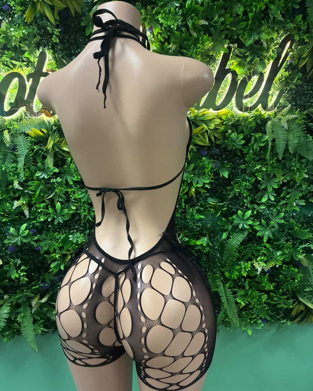 Big Tips Only- Black Romper