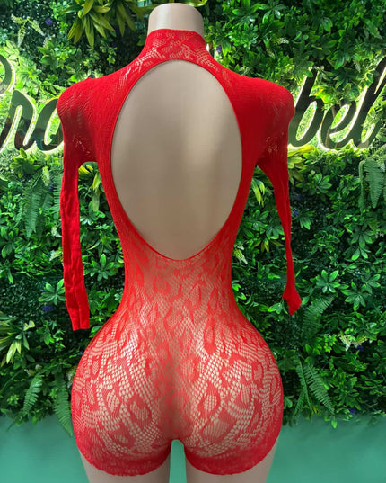 Ariel Baddie - Romper (Red)
