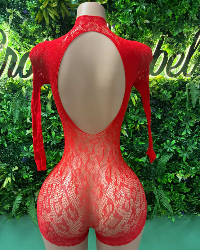 Ariel Baddie - Romper (Red)