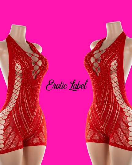 Carolina- Playsuit (Red)