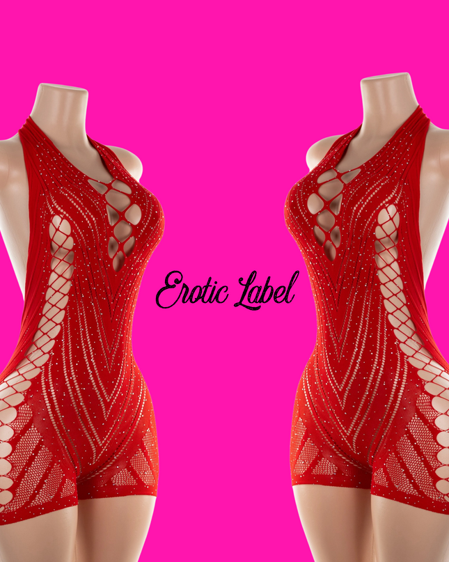 Carolina- Playsuit (Red)