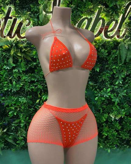 Hot Take MicroBikini (Orange)