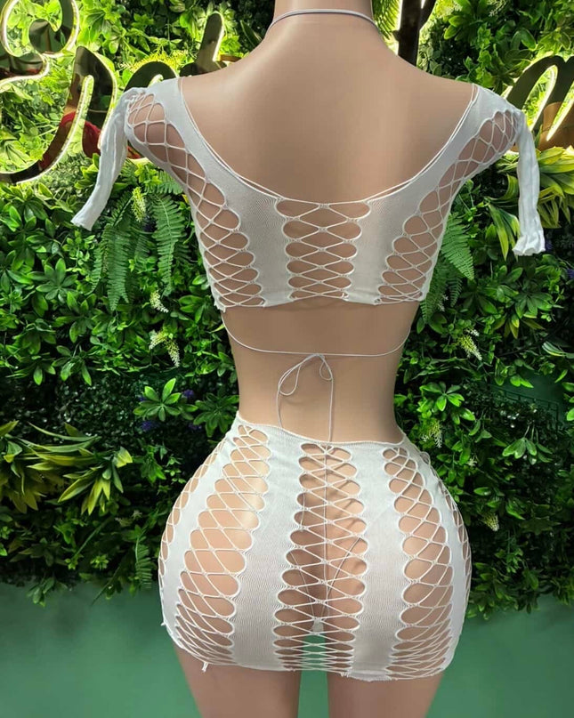 Club Envy : White (Skirt Set)