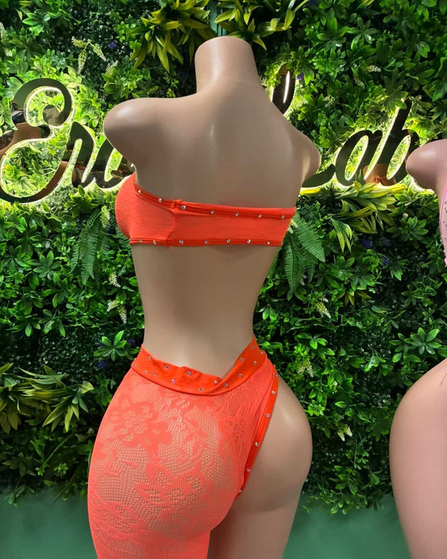 Pose- Orange One Leg Set