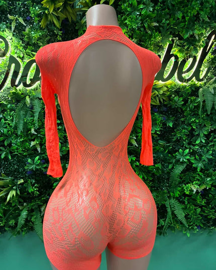 Ariel Baddie - Romper (Orange)