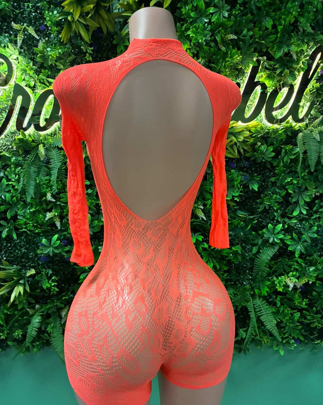 Ariel Baddie - Romper (Orange)