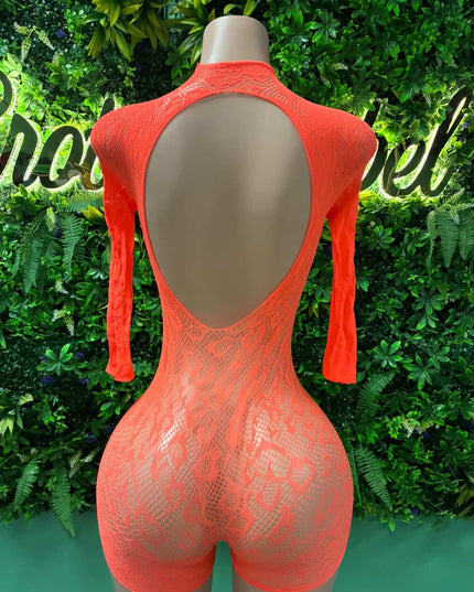 Ariel Baddie - Romper (Orange)