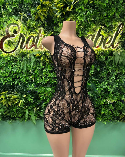 Frequency Romper- Black
